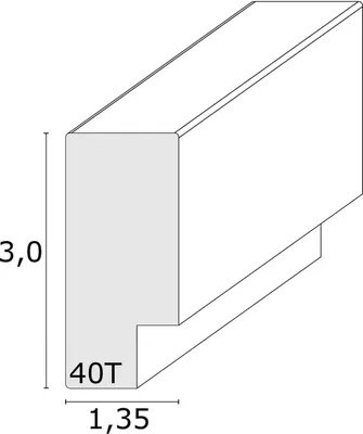 Produktbild von Deknudt S40TMONT Montagepaket für Leinwand Rahmen