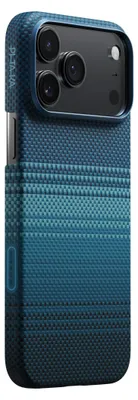 Produktbild von Pitaka KI1703MP, Cover, Apple, iPhone 17 Pro, 16 cm (6.3"), Blau