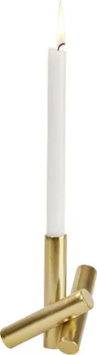 Produktbild von Lambert Mika Kerzenleuchter Edelstahl antik gold H 13 cm 41091