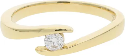Produktbild von Ring Gold 750 Brillant JL10-07-0094 JuwelmaLux