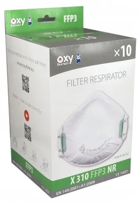 Produktbild von Oxyline X 310 FFP3 NR Medizinische Schutzmaske 10 Stück