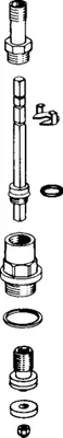 Obrázek produktu pro Hansa HA Horní část, HANSA, 59902724, 10-45 mm, G3/4, 1 kus.