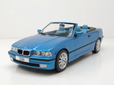 Produktbild von MCG 18319 BMW 328i Cabrio E36 1996 blau metallic 1:18