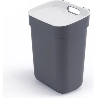 Image de Poubelle 10 L 25 X 19 X H33 Cm Gris Foncé - Ready To Collect - Curver