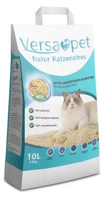 Produktbild von Versapet TOFU Katzenstreu Naturstreu klumpend Klumpstreu 4,6 kg