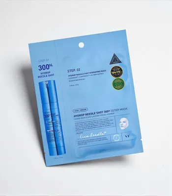 Obrázek produktu pro VT Cosmetics - Hydrop Reedle Shot 300hL 2 Step Mask - Intenzivní hydratační maska s mikrojehličkami 1.5g+27g