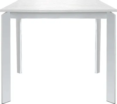 Immagine prodotto di Milani Home - tavolo da pranzo allungabile 90 x 90-150 cm, bianco, legno