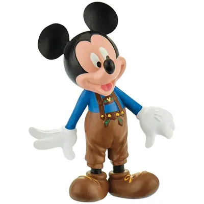 Produktbild von Bullyland Disney Mickey Mouse & Friends Figur Micky Lederhose 7 cm BULA15390