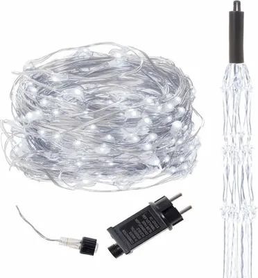 Obrázek produktu pro LED Nano Vodopád - 2m, 300LED, 8 funkcí, IP44, studená bílá