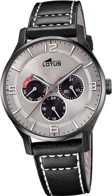 Zdjęcie produktu dla Skórzany zegarek męski Lotus czarny Elegant Classic D2UL18834/1