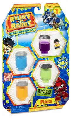 Produktbild von MGA Entertainment 553991E5C Ready2Robot- Pilots Asst Serie1, sortiert