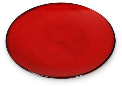 Immagine prodotto di Piatto decorativo 22 cm in rosso-nero per interni ed esterni