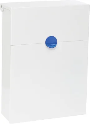 Produktbild von Wandbriefkasten mittel verzinkter Stahl wetterfest mit Personalisierung - Silber