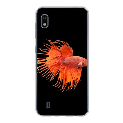 Produktbild von MuchoWow® Handyhülle Schutzhülle Hülle für Samsung Galaxy A10 Fische - Wilde Tiere - Schwarz Silikon Softcase Handy Hülle - Schutzhülle