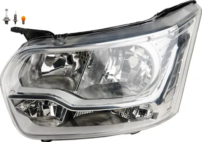 Produktbild von Scheinwerfer passend für Ford Transit 13 08/13- links + Leuchtmittel 1877021 1815688 1817483 1819822 1830353 1872345 BK3113D153BF Johns