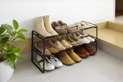Produktbild von Schuhregal - Gestell - Schwarz