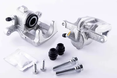 Productafbeelding van Remklauw achter links, vastklauw, Ø 30 mm, HELLA, geschikt voor o.a. Mercedes-Benz A-klasse