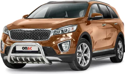 Produktbild von Frontbügel Frontschutzbügel für Kia Sorento 2015-2018 mit ABE Stahl Silber