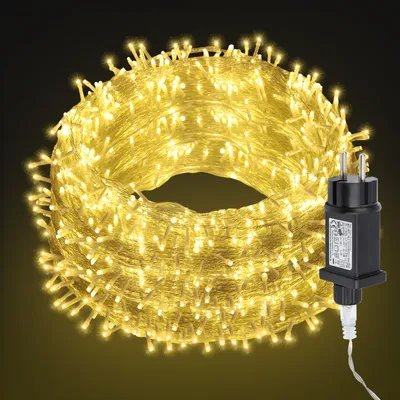 Produktbild von Peviasot 30M 300 LED Lichterkette 8 Lichtmodi Party Garten Strom Beleuchtung Innen Weihnachten Hochzeit Deko Warmweiß