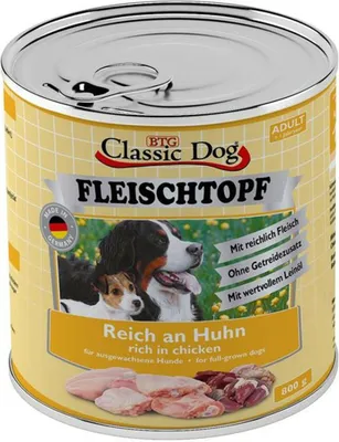 Image de Classic Dog marmite de viande au poulet 800g