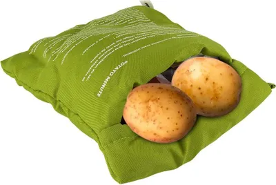 Image de Sachet de pommes de terre pour micro-ondes Sachet de cuisson de pommes de terre Tortillas Corn Cob Express Outil de cuisson vert