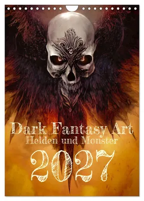 Immagine prodotto di Dark Fantasy Art - Eroi e mostri (calendario da parete 2027, formato A4 verticale), calendario mensile CALVENDO