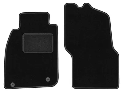 Obrázok produktu pre Predné Velúrové autokoberce Standard na mieru pre: Mitsubishi Carisma (1995-2004, sedan, liftback, hatchback) černé, sada 2 ks, s úchyty