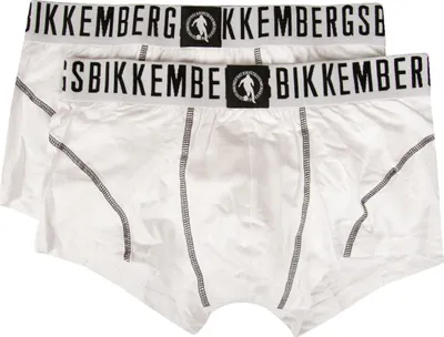 Immagine prodotto di Boxer uomo BIKKEMBERGS confezione 2 boxer cotone elesticizzato elastico a vista underwear articolo BKK1UTR06BI BI PACK TRUNK, L - EU L - US M - FR 4, Cotone 95%,Spandex 5%