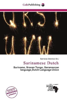 Produktbild von Surinamese Dutch