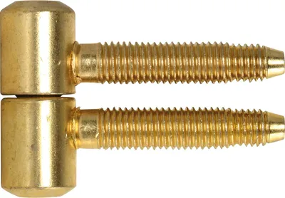 Produktbild von SFS Einbohrband Türband ø 14,5 mm Zylinderkopf mit 3-Stufengewinde, vermessingt