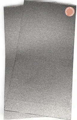 Produktbild von Sandras-Bastelladen - Metallic - Kerzen Verzierwachsplatten 2er Set - 200 x 100 x 0,5mm Schwarz