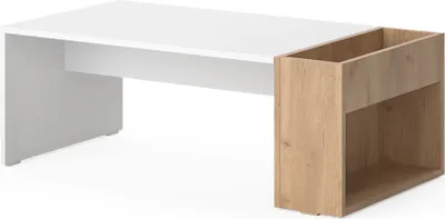 Immagine prodotto di Tavolino da salotto Vicco Chris Rovere bianco/dorato 95 x 49.4 cm, Model 55599