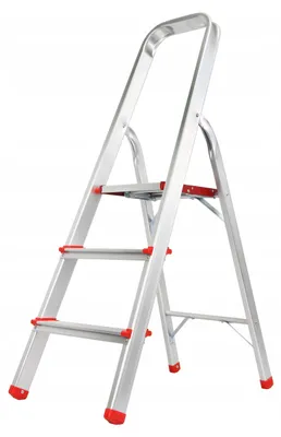 Obrázek produktu pro MAR-POL Hliníkové schůdky, 3 stupně, skládací, jednostranné - M85600