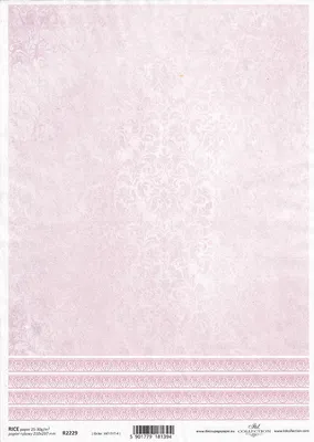 Produktbild von ITD Reispapier Decoupage Bastelpapier Serviettentechnik-R2229 Damastschablonen