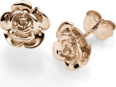 Ohrstecker-Rose-Blüte-9mm-aus-585-Rotgold