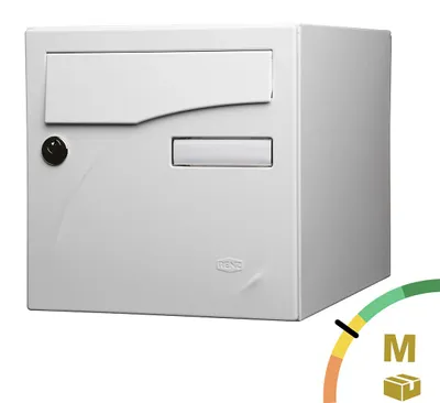 Image de Boite aux lettres Préface 1 porte Blanc RAL 9016 M - RENZ - 231113