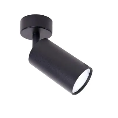 Obrázek produktu pro Halogenové nástěnné stropní bodové svítidlo Tuba GU10 spotová LED lampa Černá