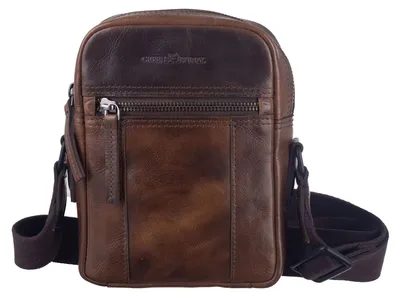 Produktbild von GREENBURRY Umhängetasche Newport Crossover Bag Coffee dunkelbraun