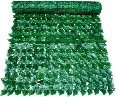 Produktbild von Sichtschutzwand mit künstlichen Blättern für Garten, Balkon, künstliche Begrünungspaneel - LEAFPANEL