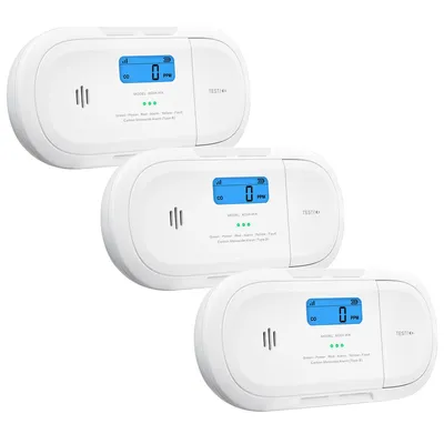 Produktbild von X-Sense XC04-WX - Intelligenter WLAN-Kohlenmonoxidmelder mit LCD-Anzeige (3er-Set)