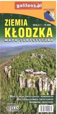 Zdjęcie produktu dla Mapa turystyczna - Ziemia Kłodzka 1:70 000 w.2026 - praca zbiorowa