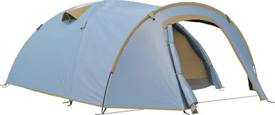 Produktbild von Campingzelt für 4 Personen, wasserdicht Tunnelzelt mit 2 Türen Haken Bodenplane Packtasche, Familienzelt mit 2000mm Wassersäule Zelt für Camping