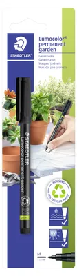 Produktbild von STAEDTLER Lumocolor 319 GM Permanent-Gartenmarker Blisterkarte schwarz