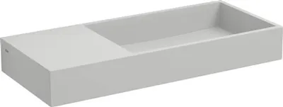 Productafbeelding van Clou Mini Wash Me Plus Links - Wastafel 56 cm, zonder kraangat