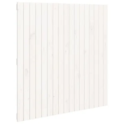 Productafbeelding van Wandhoofdbord 108x3x110 cm massief grenenhout wit