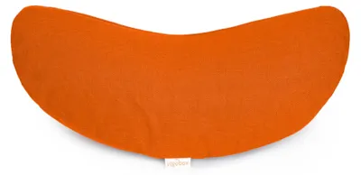Produktbild von yogabox Yogakissen Halbmond BASIC - orange 40 x 17 x 12 cm Buchweizenschalen