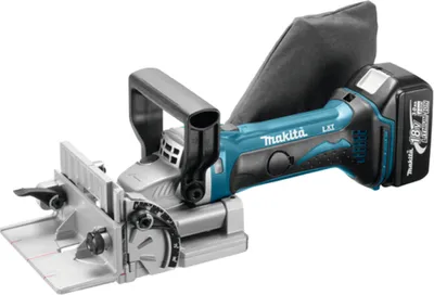 Produktbild von Makita Fugen-/Lamellenfräsmaschine 18V 2 X 3.0Ah Makpac Case Dpj180Rfj