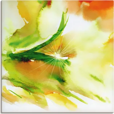 Produktbild von ARTland Leinwandbild Morgenlicht Größe: 40x40 cm
