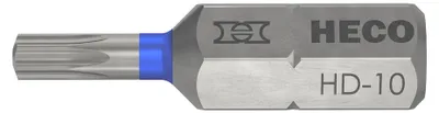 Image de Embouts HECO SCHRAUBEN - Empreinte Heco-Drive HD-10 L 25 mm - Blister de 10 - 57093