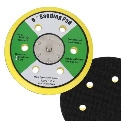 Produktbild von Klettverschlussscheibe für Druckluftschleifer, 150 mm, 6 Löcher